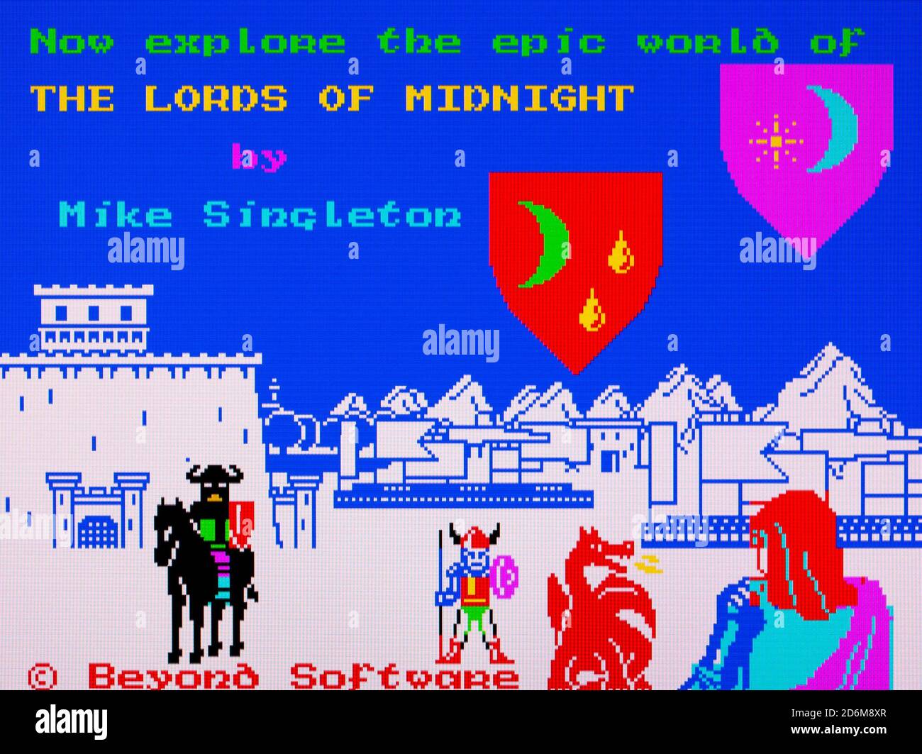 Lords of Midnight - Sinclair ZX Spectrum Videogame - Editoriale utilizzare solo Foto Stock