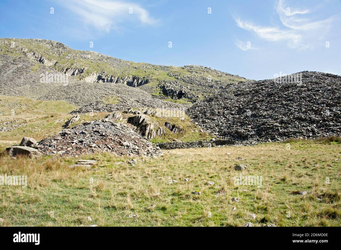 Cave di Cove sul fianco meridionale del Vecchio Di Coniston Coniston Lake District Cumbria Inghilterra Foto Stock