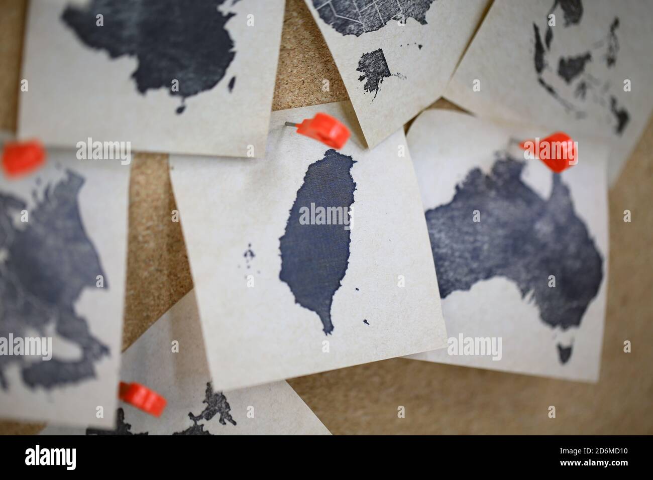 diplomazia del mondo: indipendenza di taiwan Foto Stock