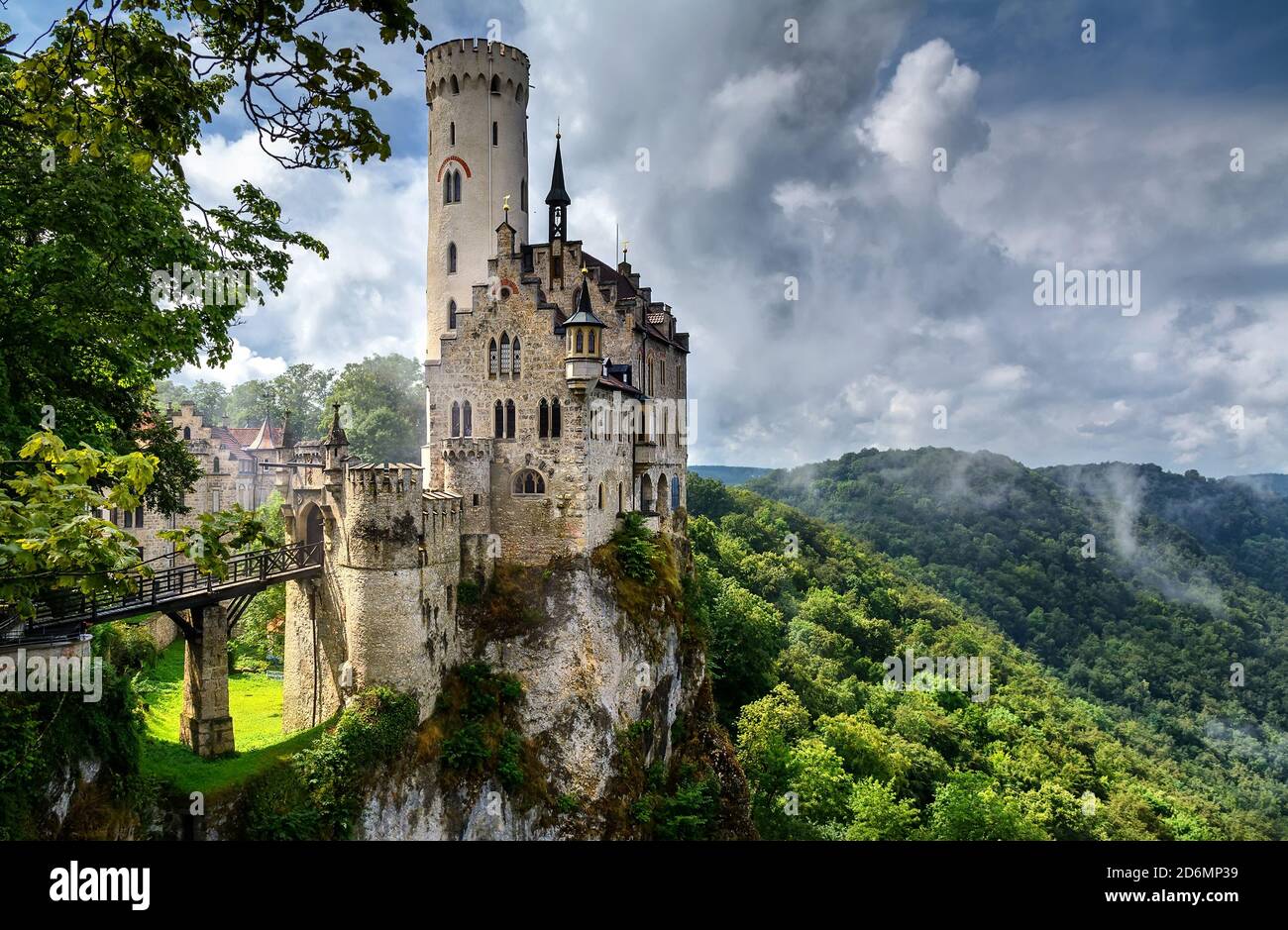 Castello di Lichetstein Foto Stock