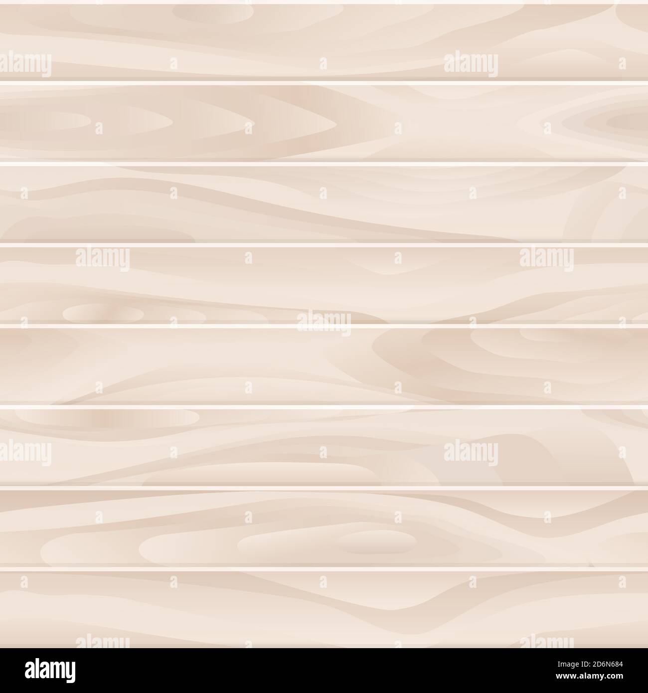 Beige neutro in legno, texture realistica senza cuciture. Legno chiaro assi vettore sfondo. Illustrazione della tavola da tavolo o della superficie del pavimento. Illustrazione Vettoriale