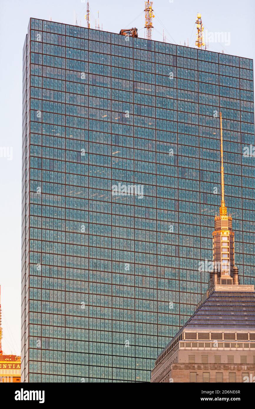 One Financial Center, Dewey Square, Financial District, Boston, Massachusetts, USA Foto Stock