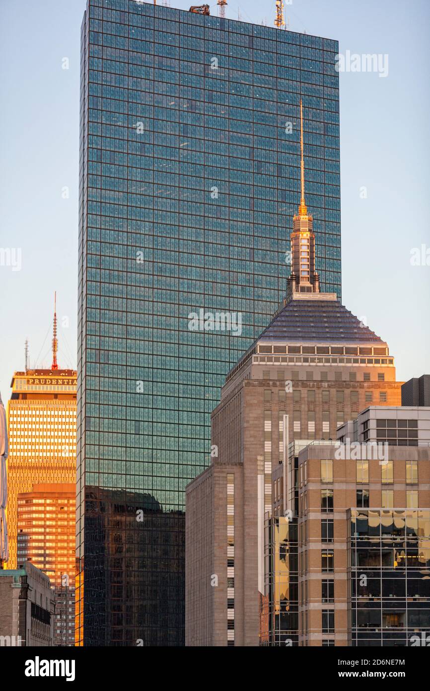 One Financial Center, Dewey Square, Financial District, Boston, Massachusetts, USA Foto Stock