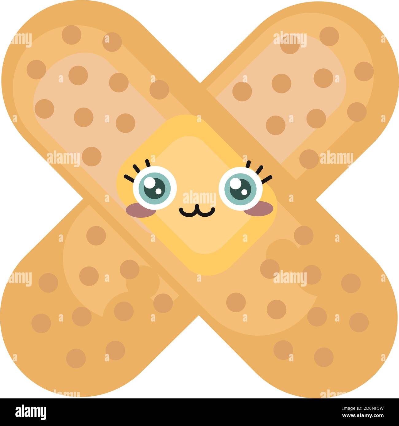 Cerotto medico, illustrazione, vettore su sfondo bianco Illustrazione Vettoriale