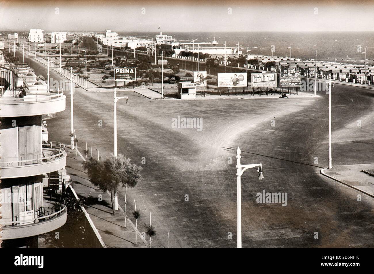 Lido di Ostia, Roma (1950) Foto Stock