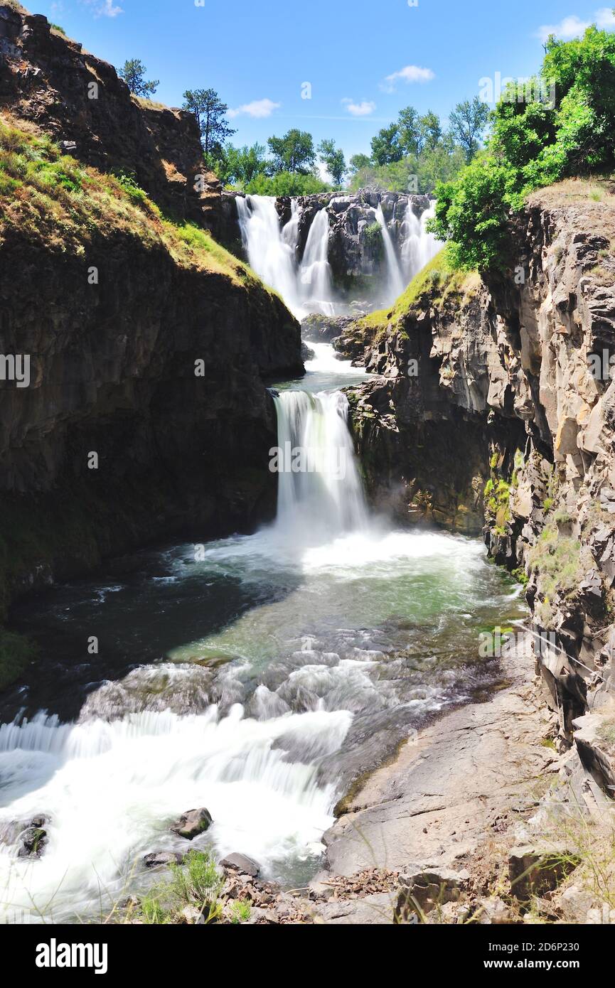 White River Falls state Park, Oregon-USA Foto Stock