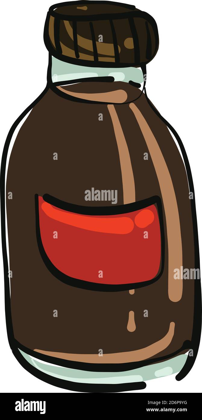 Caffè freddo, illustrazione vettore su sfondo bianco. Illustrazione Vettoriale