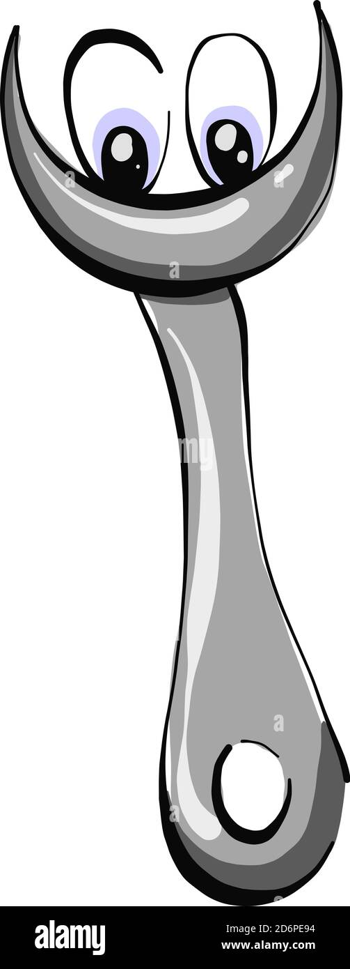 Vite con occhi, illustrazione, vettore su sfondo bianco. Illustrazione Vettoriale