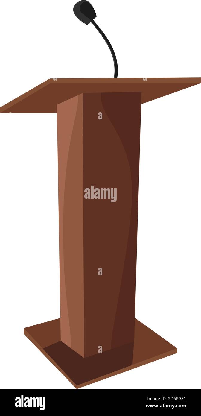 Podio dise, illustrazione, vettore su sfondo bianco Illustrazione Vettoriale