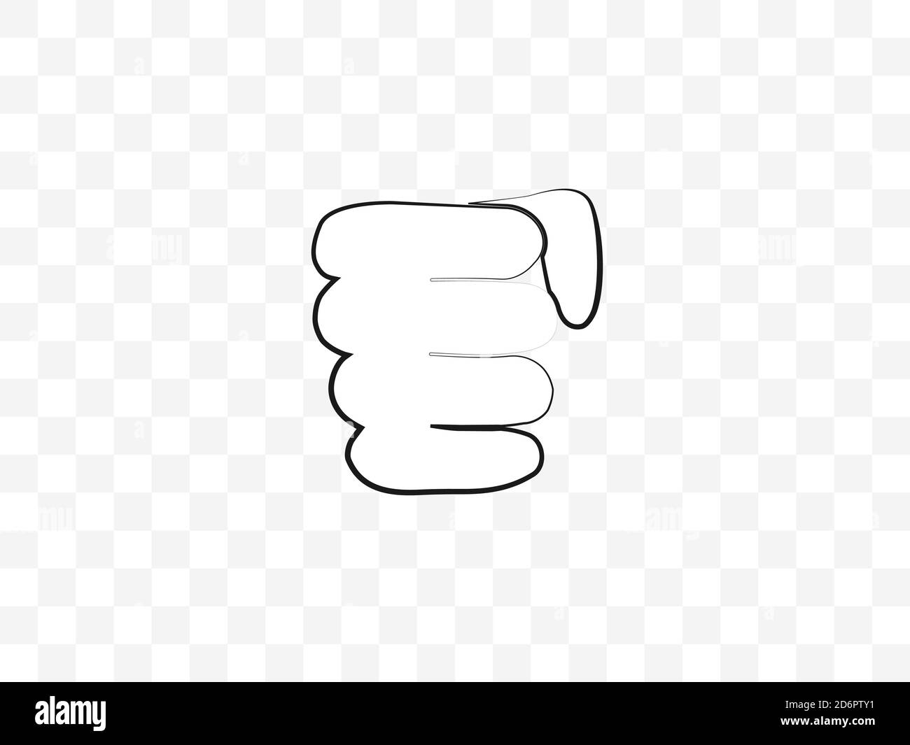 Bump, prima icona su sfondo trasparente. Illustrazione vettoriale, piatta. Illustrazione Vettoriale