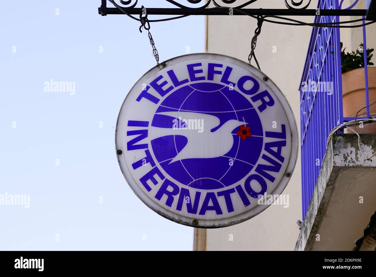 Bordeaux , Aquitaine / Francia - 10 10 2020 : teletlor segno internazionale logo di fiori negozio e rete di consegna negozio Foto Stock