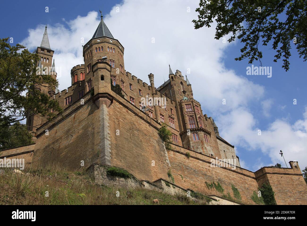 Hohenzollern Castello, Germania Foto Stock
