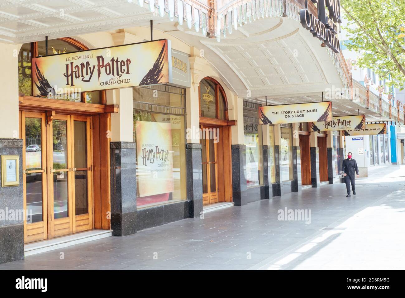 Melbourne Princess Theatre durante il Coronavirus Pandemic Foto Stock