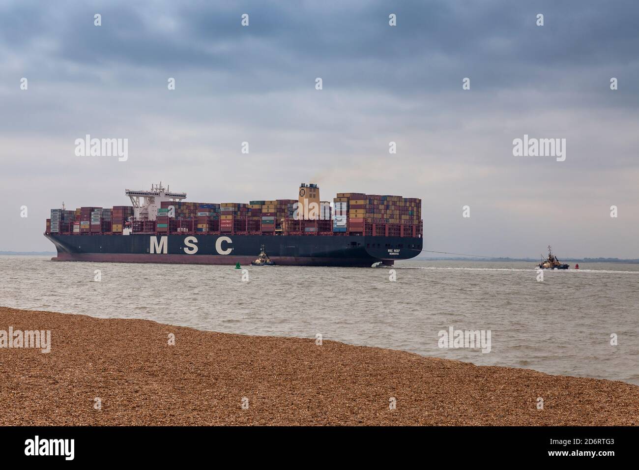 Container Port Felixstowe, Suffolk, Regno Unito Foto Stock