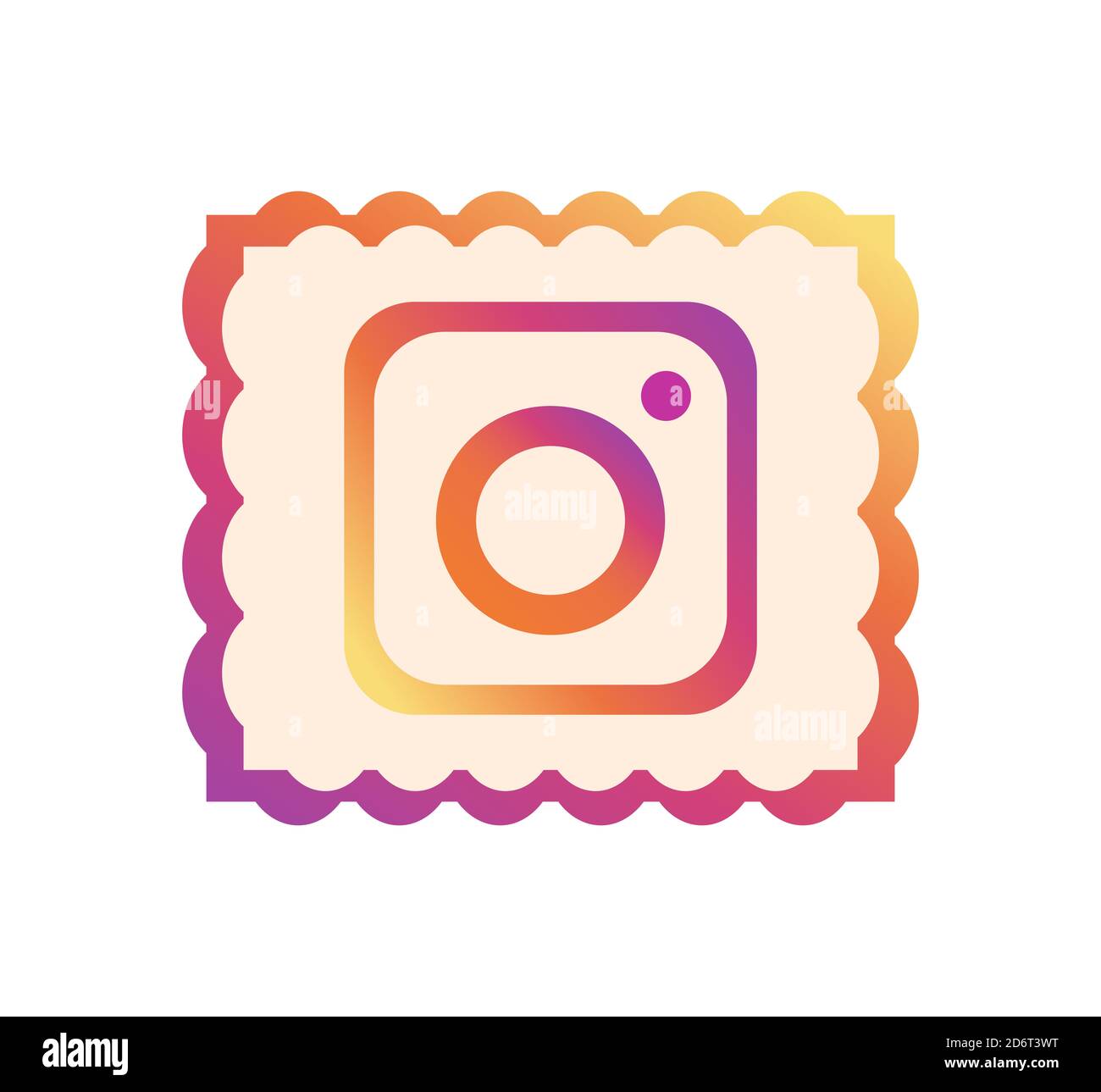 Logo Instagram. Instagram è un servizio online per gli utenti online. Condividi video e immagini su piattaforme di social networking. Applicazione Instagram . Kharkiv, ucraino Foto Stock