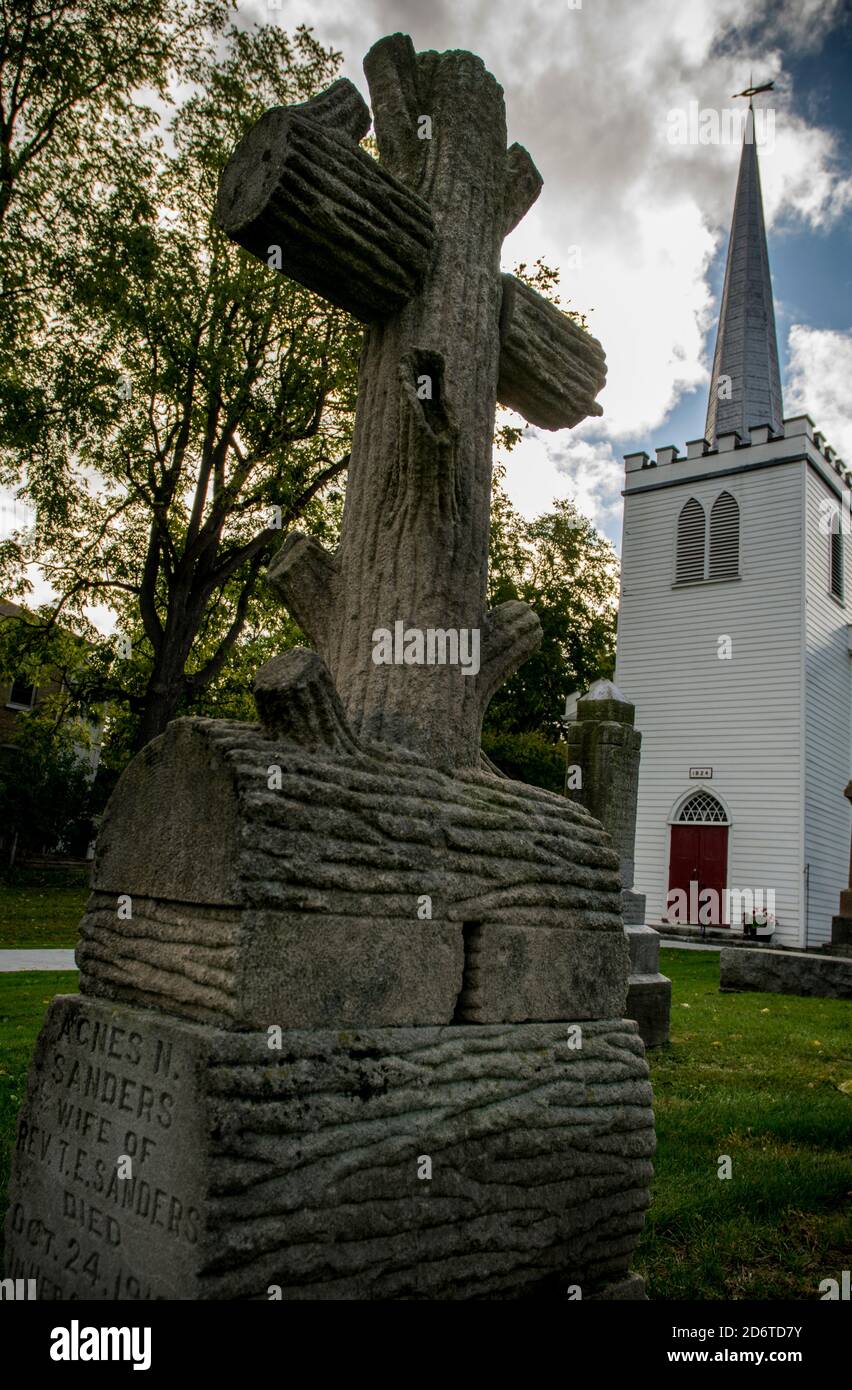 St Thomas Ontario, Railway City, Elgin County, Elgin County Railway Museum Foto Stock