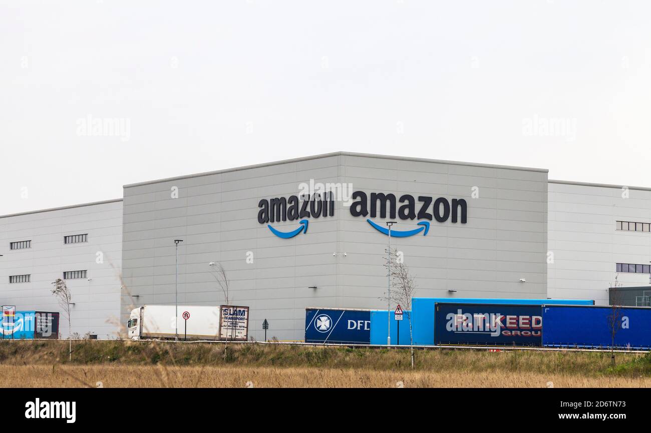 Il nuovo Centro di adempimento Amazon a Symmetry Park a Darlington, Inghilterra, Regno Unito Foto Stock
