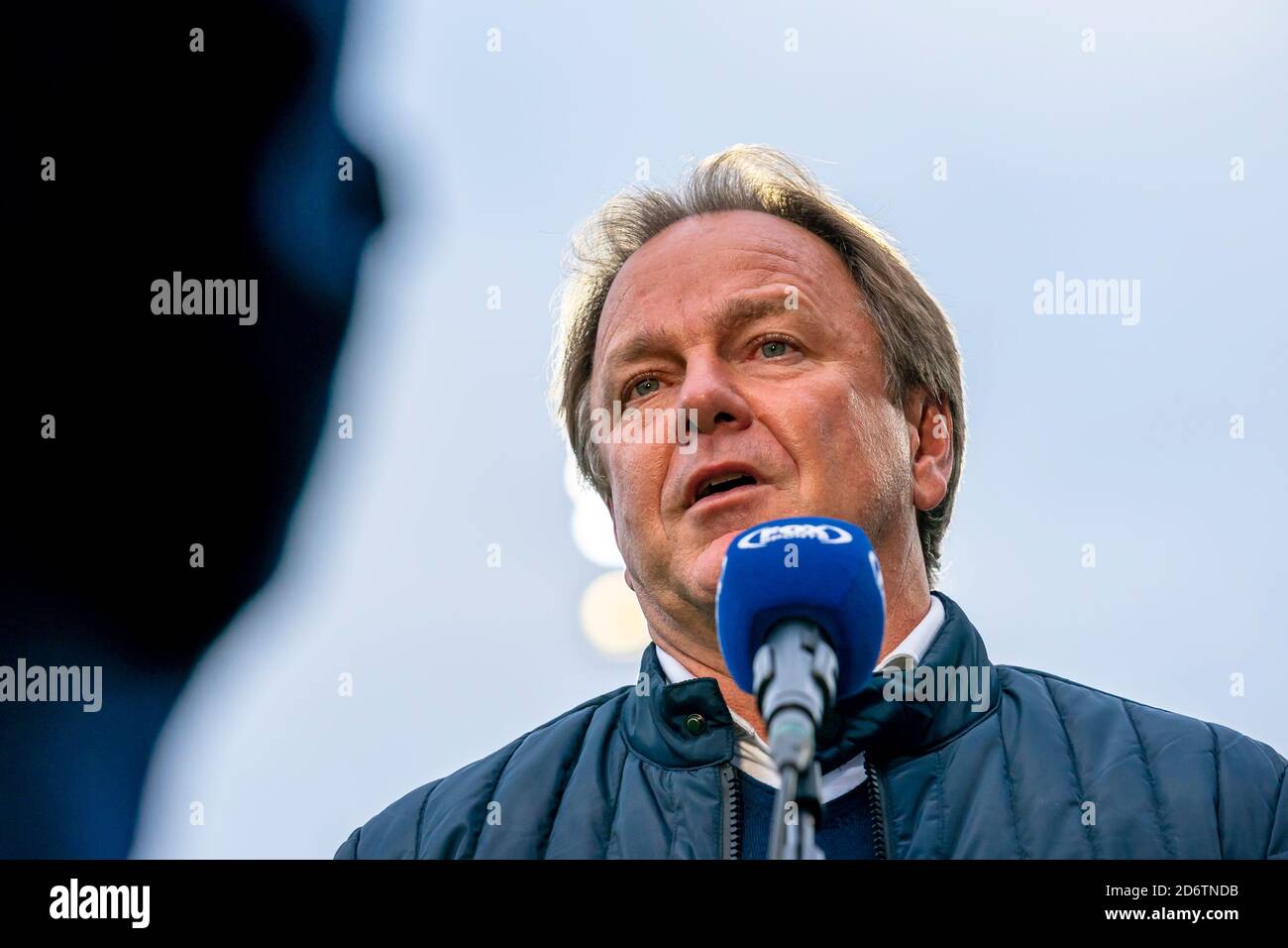 HELMOND, Paesi Bassi. 19 ottobre 2020. Calcio, campionato olandese Jupiler, stagione 2020/2021, allenatore De Graafschap Mike Snoei prima della partita Helmond Sport - De Graafschap Credit: Pro Shots/Alamy Live News Foto Stock