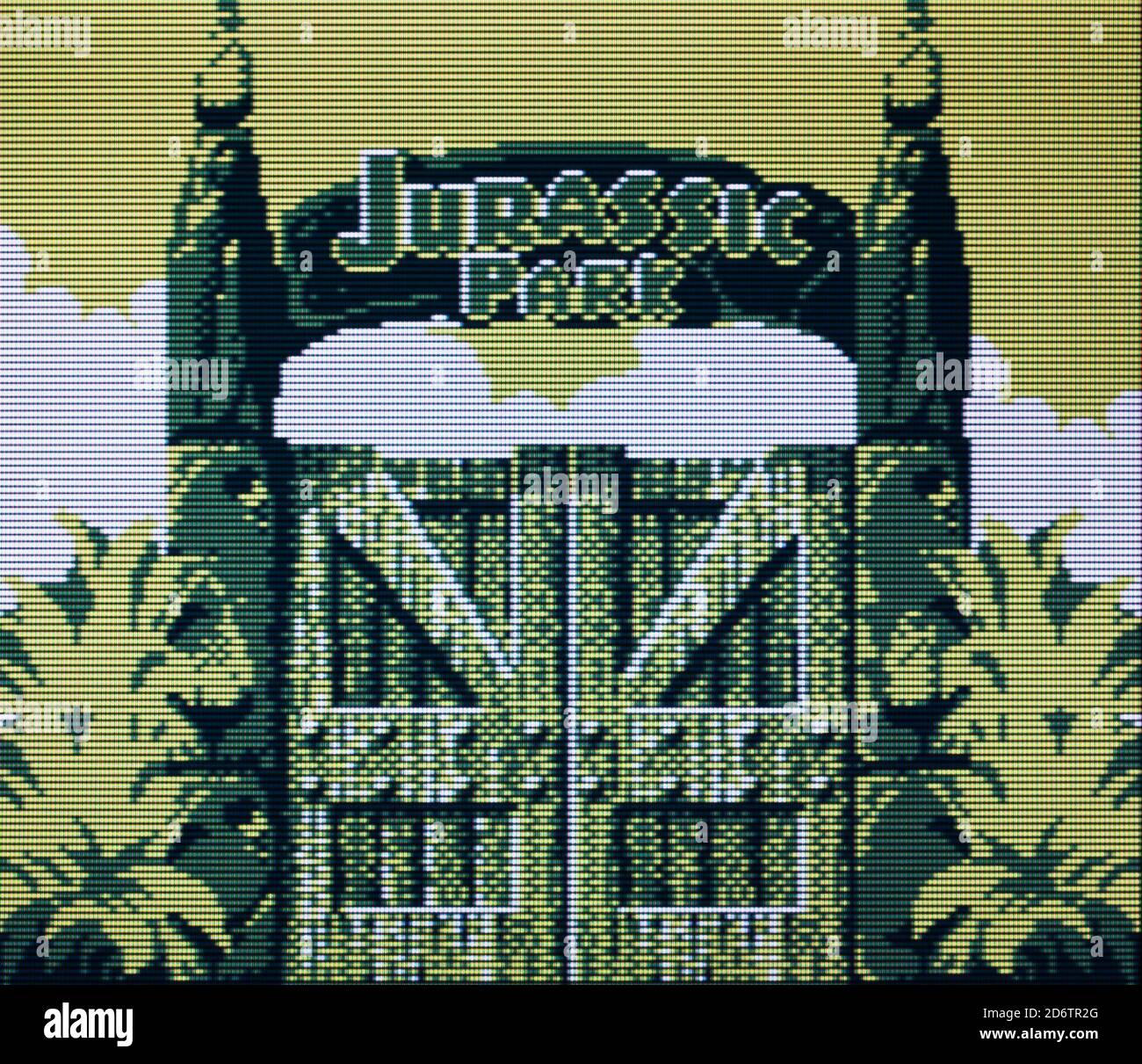 Jurassic Park - Nintendo Gameboy Videogame - solo per uso editoriale Foto Stock