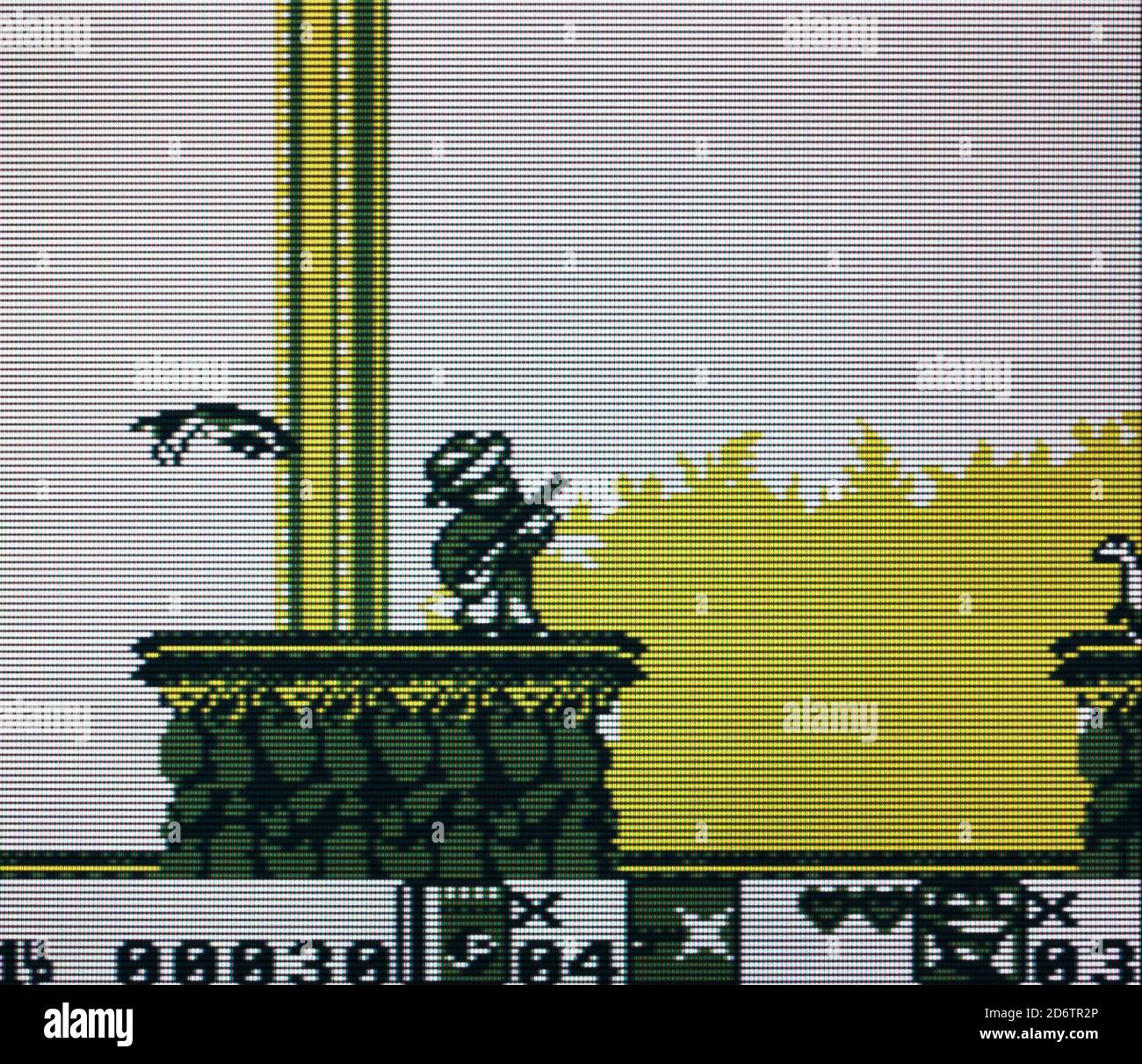 Jurassic Park 2 - Nintendo Gameboy Videogame - uso editoriale solo Foto Stock