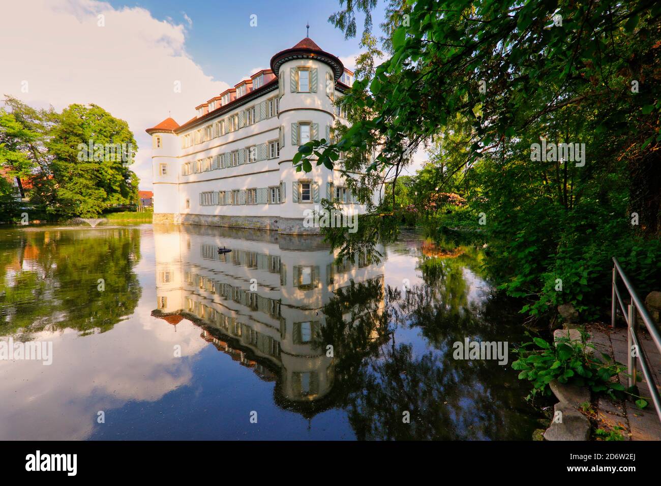 Il Castello ormeggiato nella città Bad Rappenau, Baden-Wuerttemberg, Germania Foto Stock