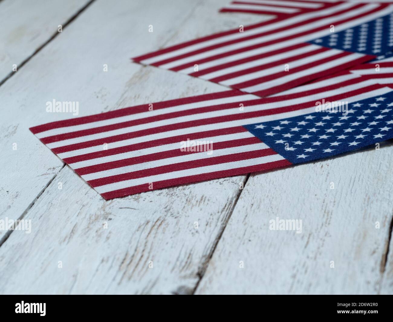 Voto elettorale negli Stati Uniti. Elezioni politiche. Suffragio degli Americani. Bandiere USA e giornata elettorale. Foto Stock