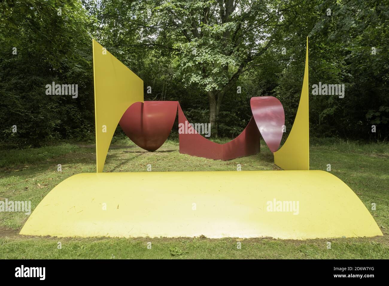 KINGS LYNN, REGNO UNITO - Ott 17, 2020: The Sculpture Dunstable Reel di Phillip King at Houghton Hall Foto Stock