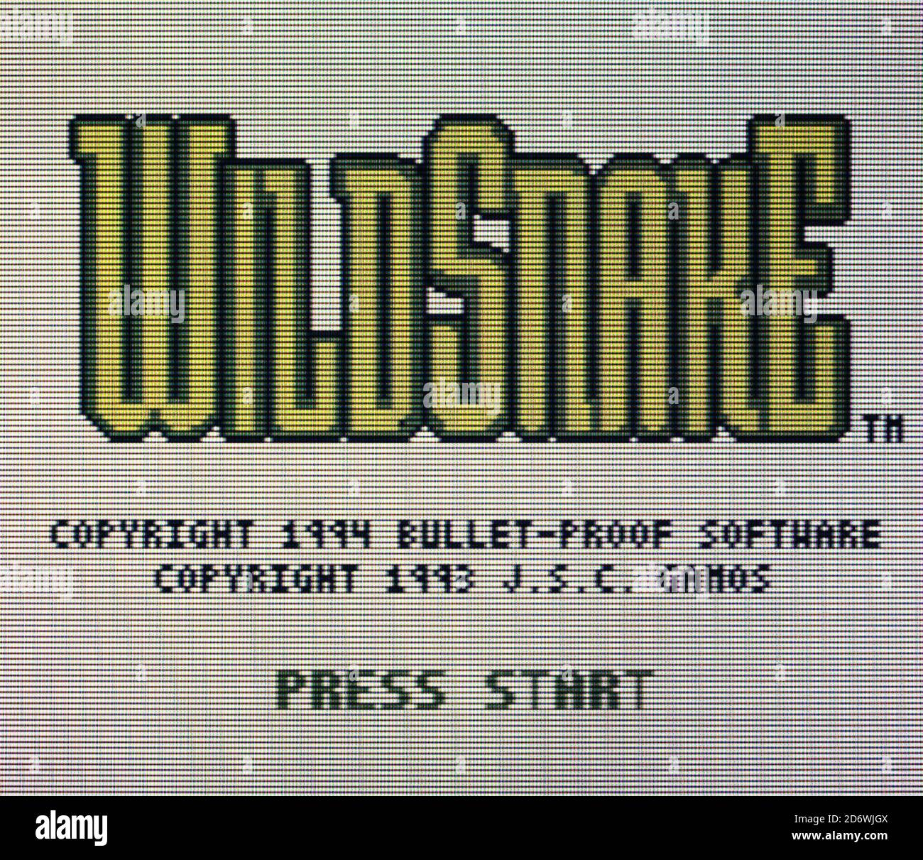 Wild Snake - Videogame Nintendo Gameboy - solo per uso editoriale Foto Stock