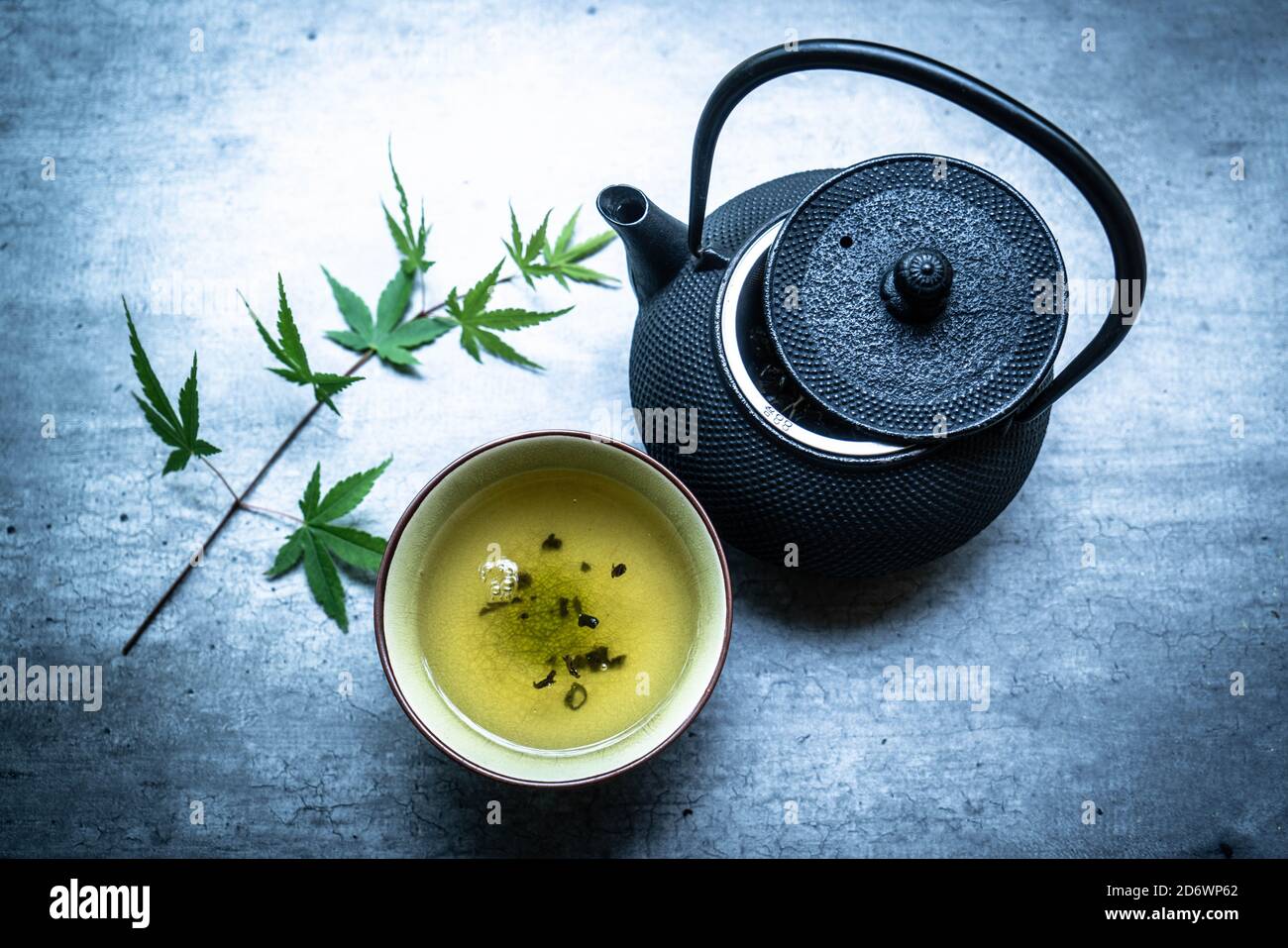 Tè verde. Foto Stock