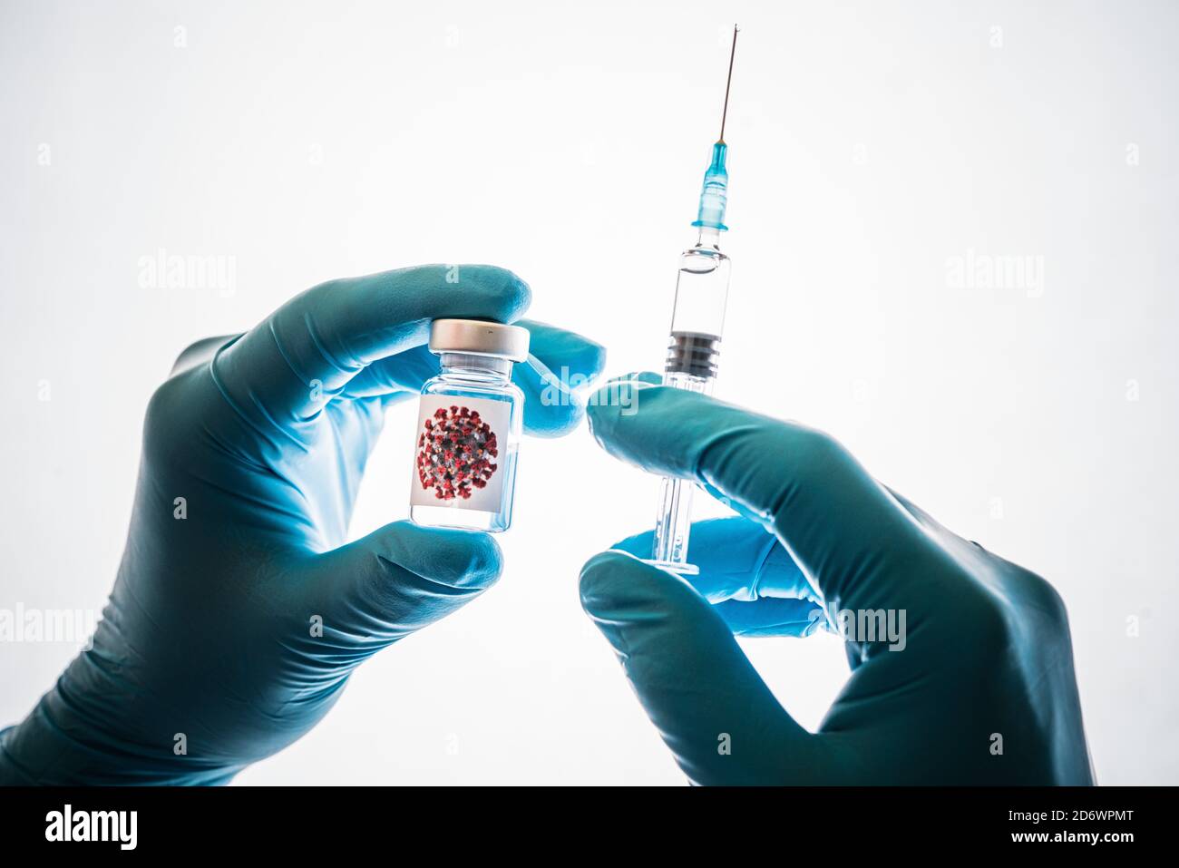 Vaccino Covid-19, immagine concettuale. Foto Stock
