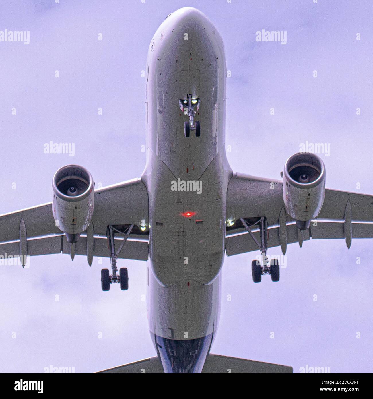 Lufthansa A320 in un bel Dramatik Edite Foto Stock