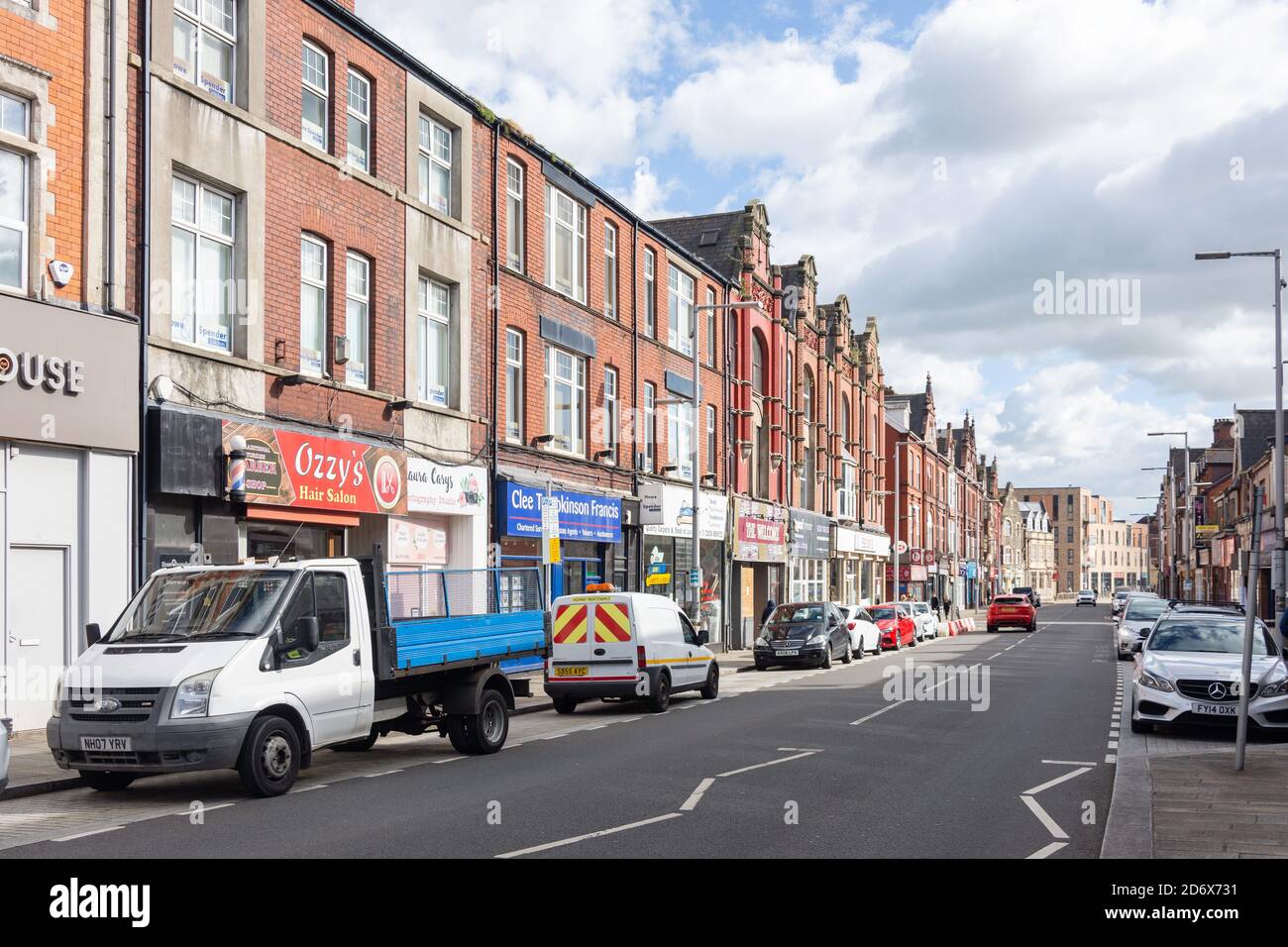 Station Road, Port Talbot, Neath & Port Talbot County Borough, Galles, Regno Unito Foto Stock