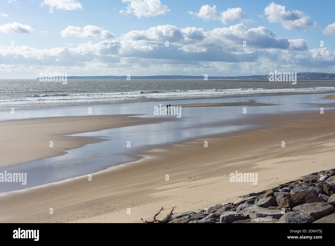 Aberavon Beach, la Princess Margaret Way, Port Talbot, Neath & Port Talbot County Borough, Galles, Regno Unito Foto Stock