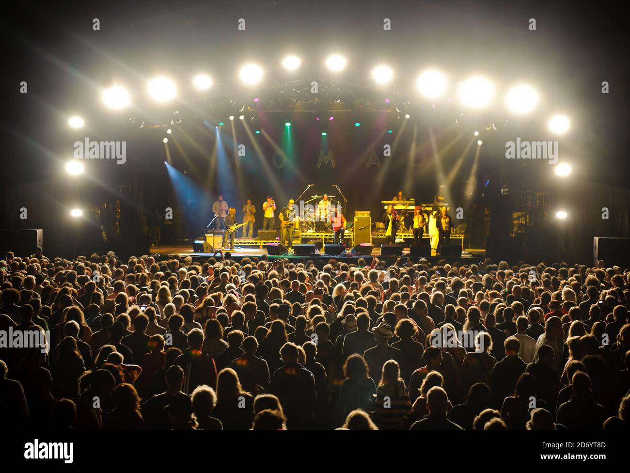 Alpha Blondy si esibisce al festival Womad di Charlton Park, Wiltshire. Foto Stock