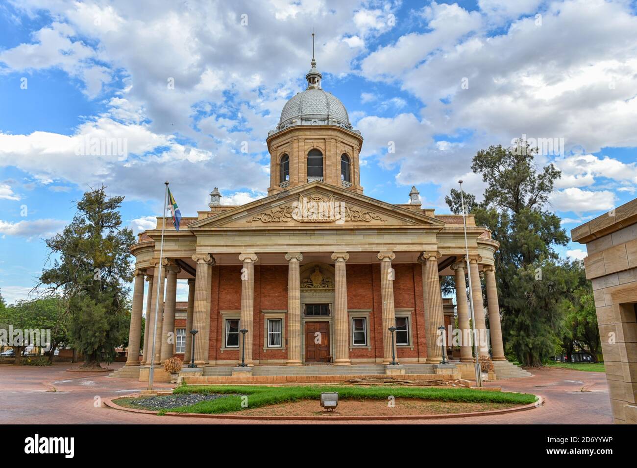 Edifici storici a Bloemfontein, Sud Africa Foto Stock