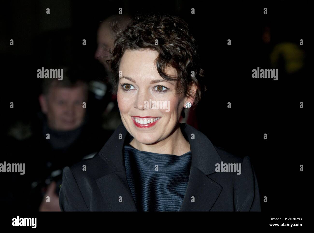 Olivia Colman arriva al Festival serale Standard British Film Awards 2012, al London Film Museum. Foto Stock