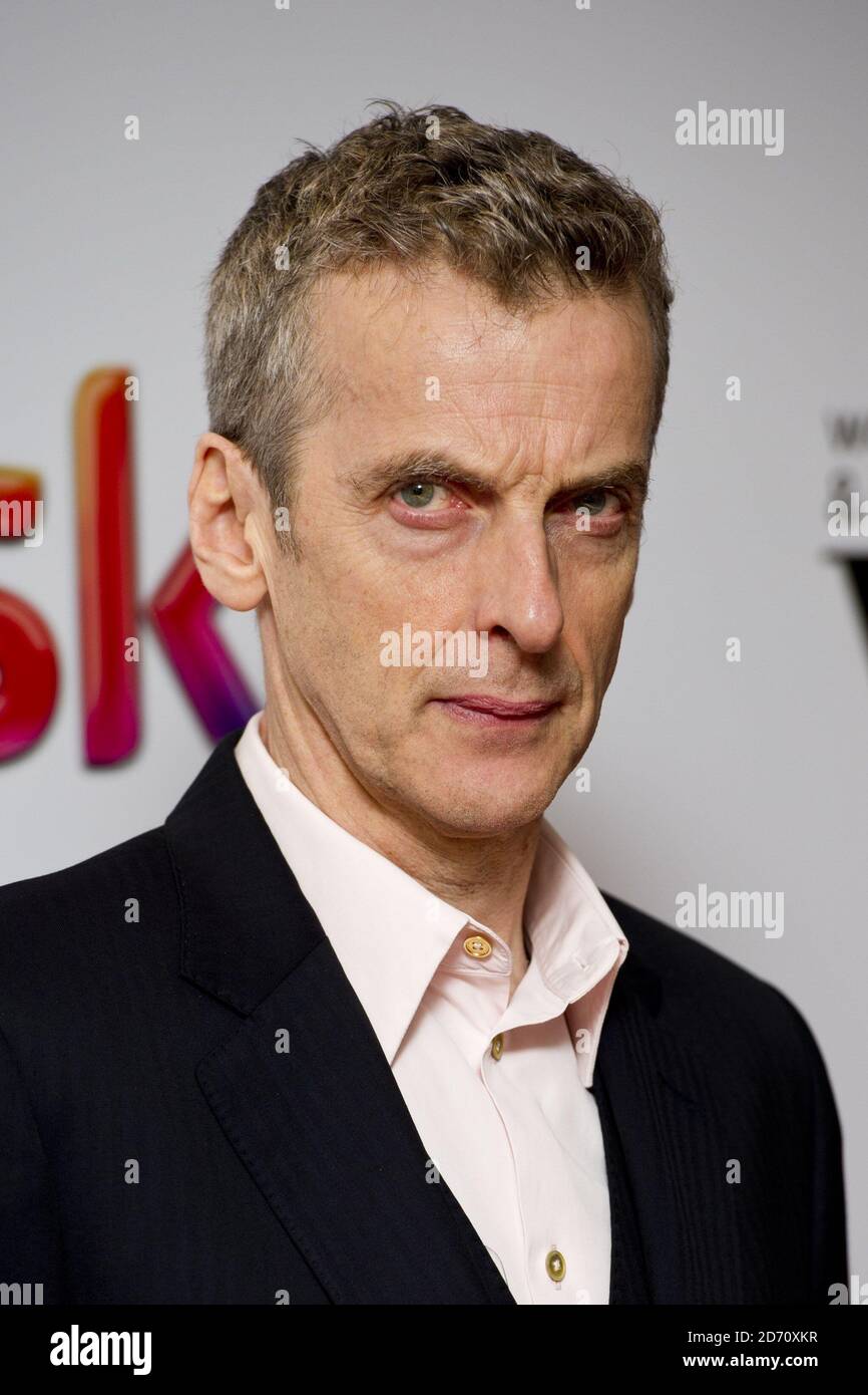 Peter Capaldi partecipa ai Sky Women in TV Awards, all'Hilton Hotel di Londra. Foto Stock