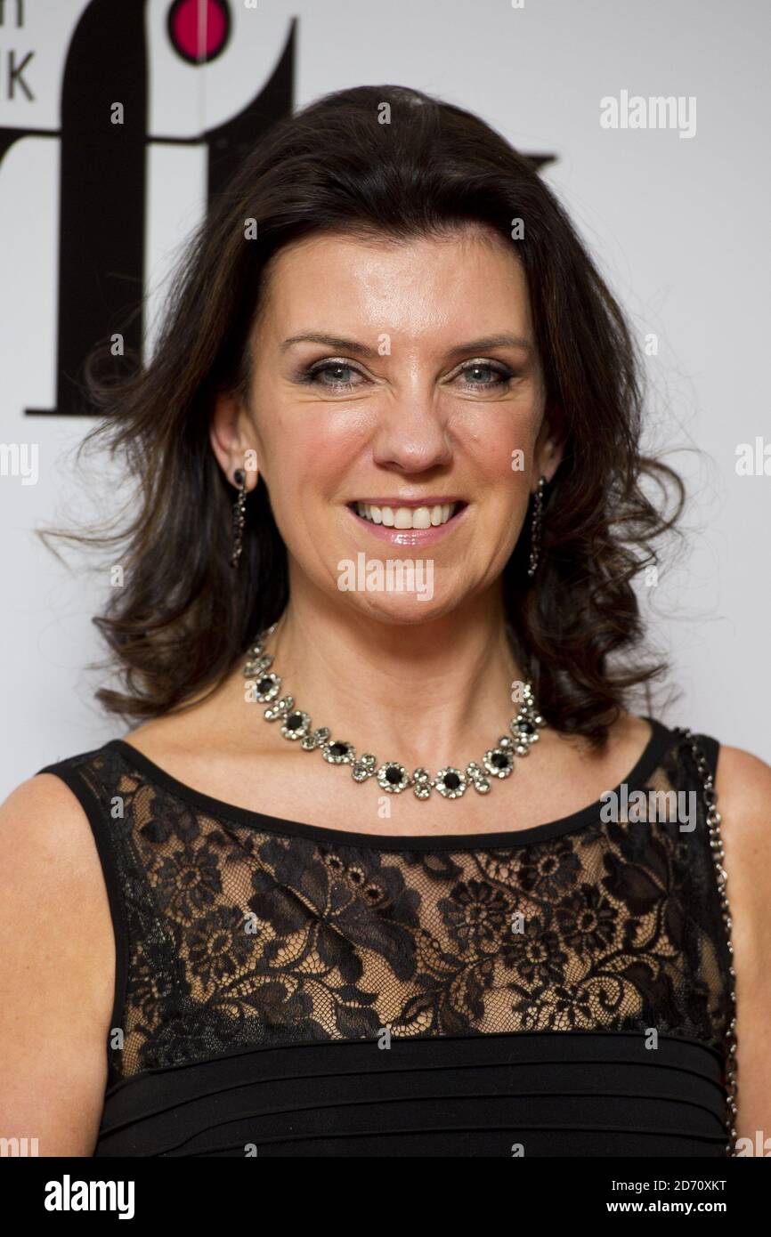 Dawn Harper partecipa al Sky Women in TV Awards, all'Hilton Hotel di Londra. Foto Stock