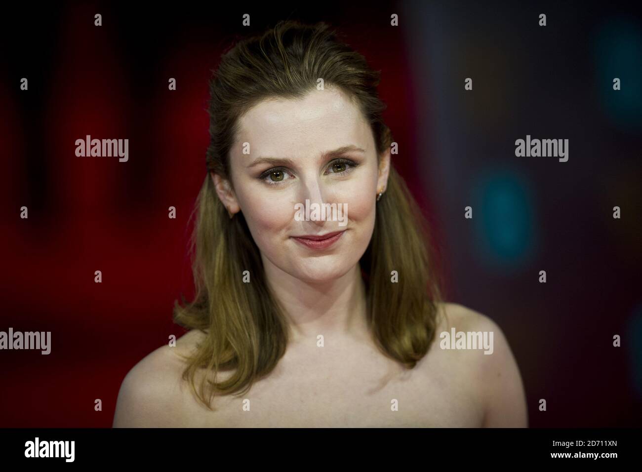 Laura Carmichael arriva all'EE British Academy Film Awards 2014, presso la Royal Opera House, Bow Street, Londra Foto Stock