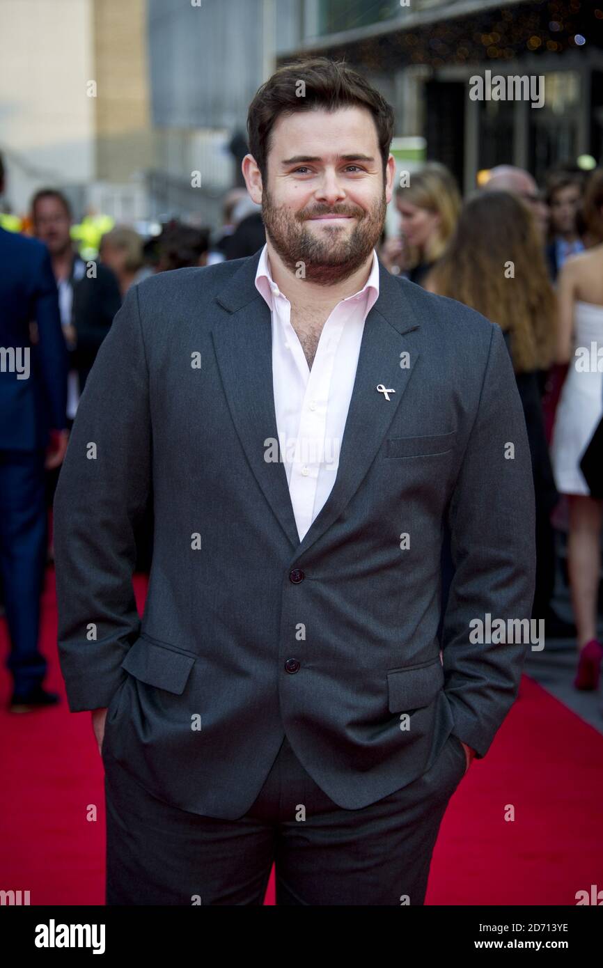 David Fynn arriva in prima assoluta dei tranquilli, all'Odeon West End di Leicester Square, Londra. Foto Stock