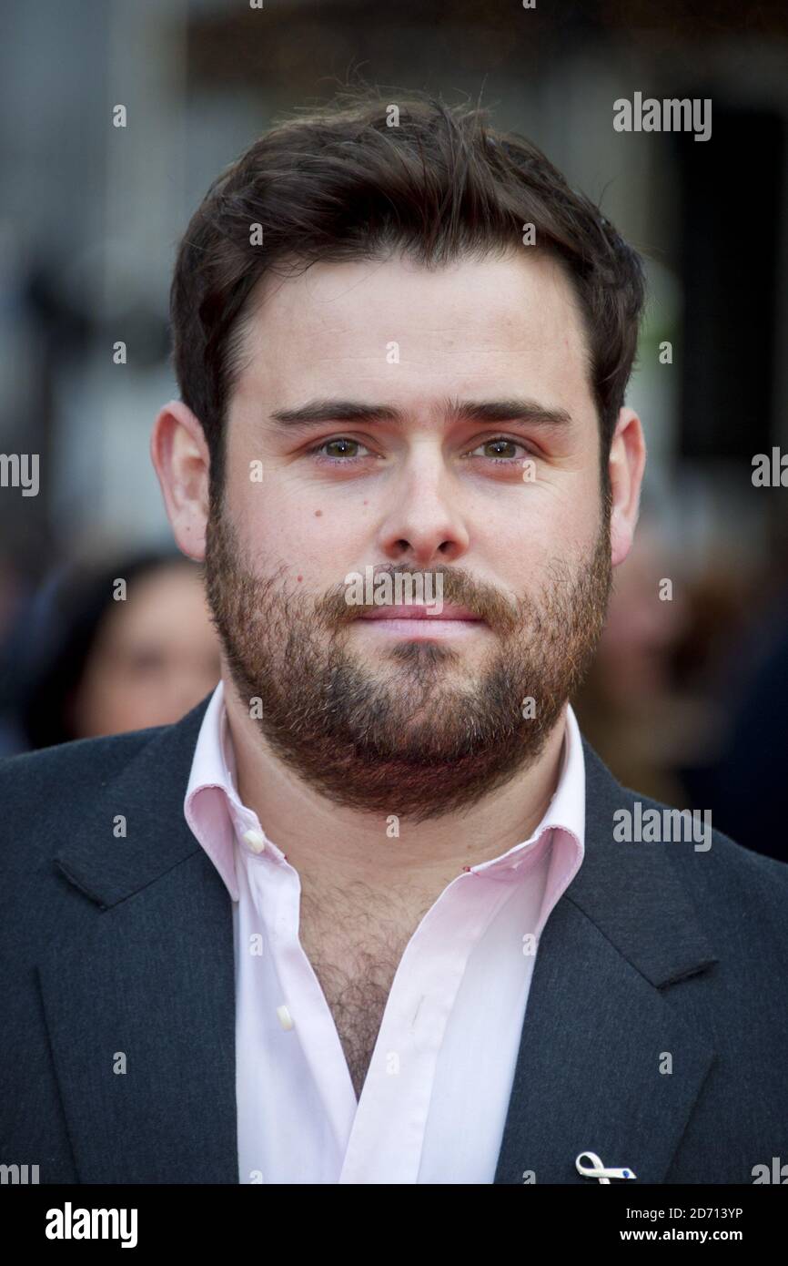 David Fynn arriva in prima assoluta dei tranquilli, all'Odeon West End di Leicester Square, Londra. Foto Stock