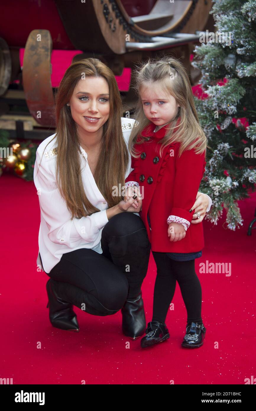 Una Foden alla prima di Get Santa, al cinema Vue di Leixester Square, Londra Foto Stock