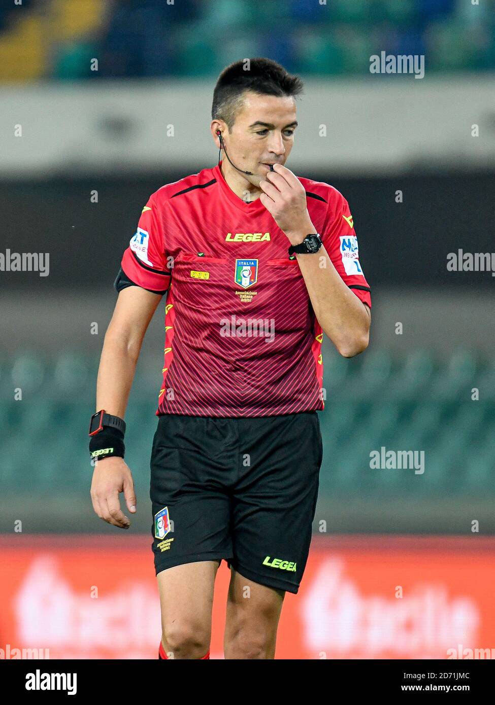 Anuel Volpi durante Hellas Verona vs Genova CFC, serie a di calcio italiana, Verona, Italia, 19 Ott 2020 Credit: LM/Ettore Griffoni Foto Stock