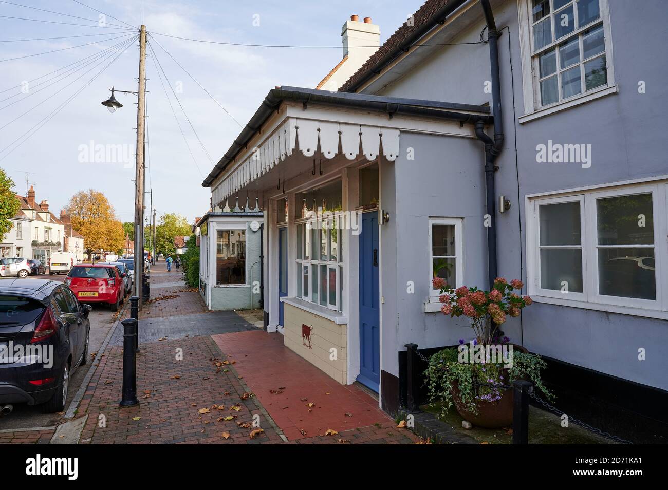Kentish House, High Street, Brasted, Kent, Regno Unito, autunno 2020 Foto Stock