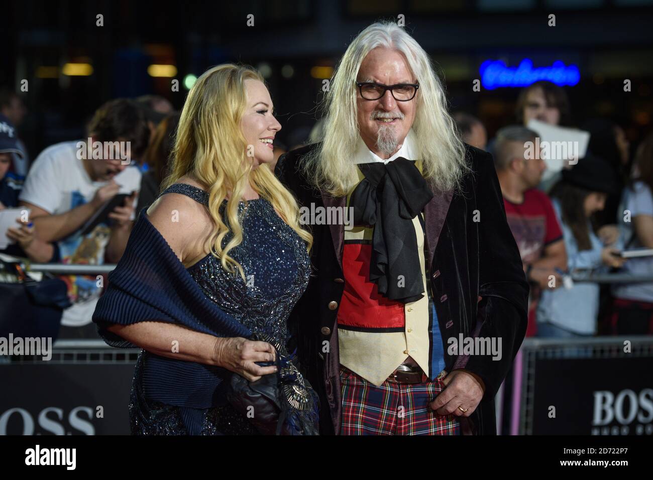 Billy Connolly e Pamela Stephenson arrivano al GQ Men of the Year Awards 2016 tenutosi al Tate Modern di Londra. Data immagine: Martedì 6 settembre 2016. Il credito fotografico dovrebbe essere: Matt Crossick/ EMPICS Entertainment. Foto Stock