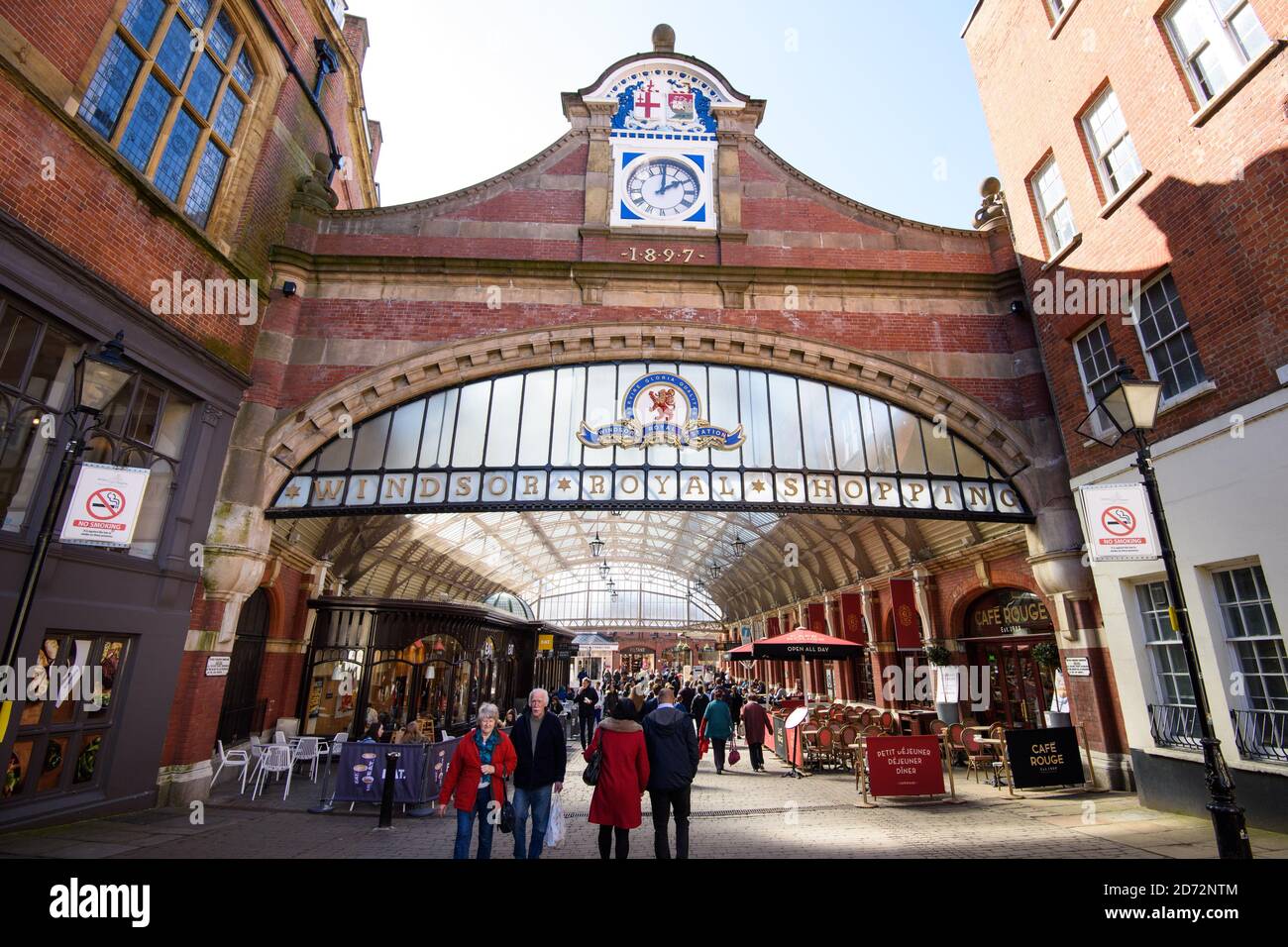 La galleria commerciale a Windsor, Berkshire. Data immagine: Giovedì 5 aprile 2018. Il credito fotografico dovrebbe essere: Matt Crossick/ EMPICS Entertainment. Foto Stock