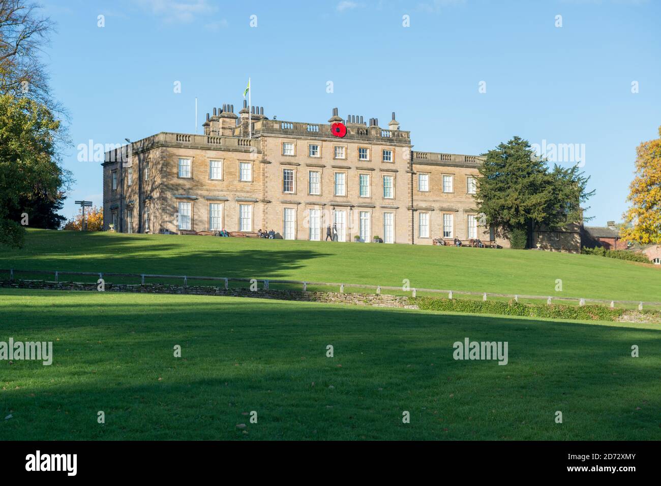 Vista di Cannon Hall, una residenza signorile georgiana vicino a Barnsley nel South Yorkshire Foto Stock