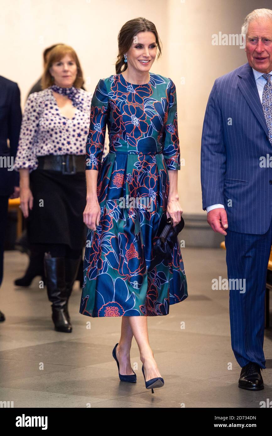 Regina Letizia di Spagna frequentando Sorolla: Maestro spagnolo di luce, alla National Gallery di Londra. Data immagine: Mercoledì 13 marzo 2019. Il credito fotografico dovrebbe essere: Matt Crossick/Empics Foto Stock