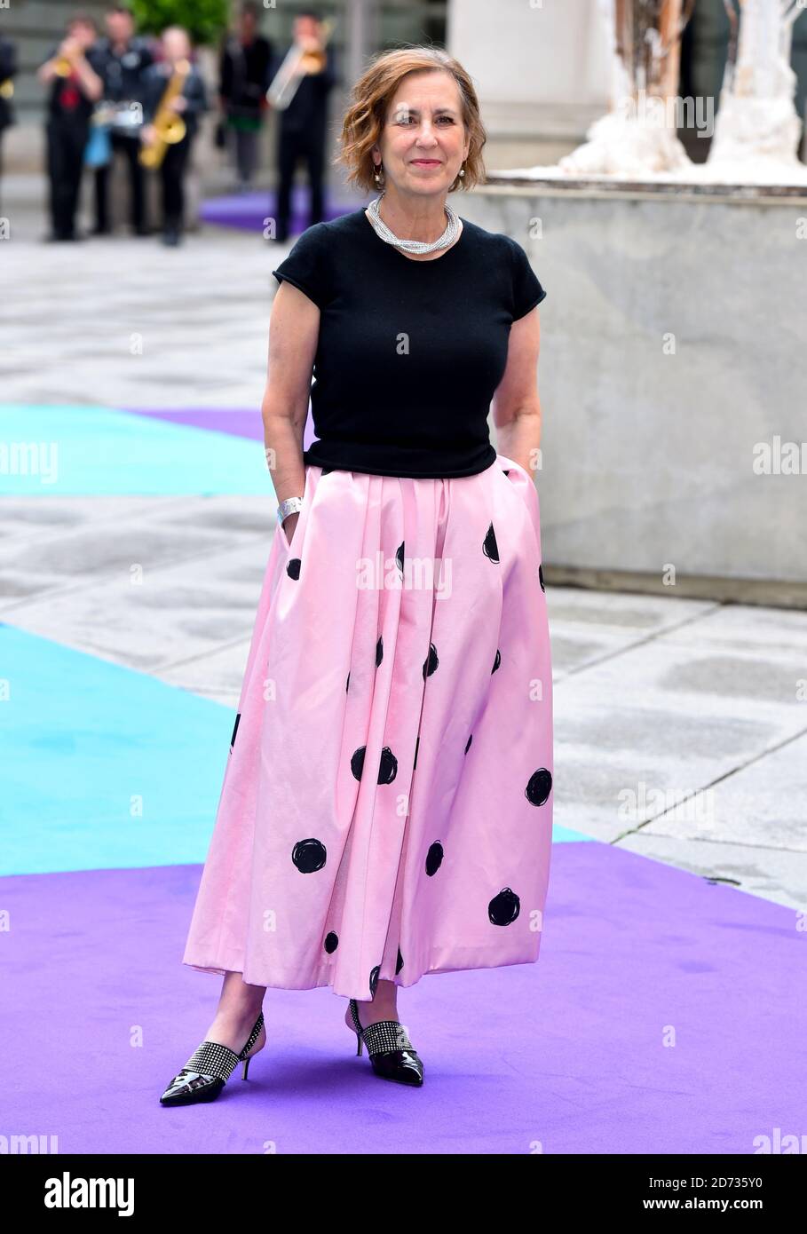 Kirsty Wark in arrivo per la Royal Academy of Arts Summer Exhibition Preview Party 2019 tenutasi a Burlington House, Londra. Data immagine: Martedì 4 giugno 2019. Il credito fotografico dovrebbe essere: Matt Crossick/Empics Foto Stock