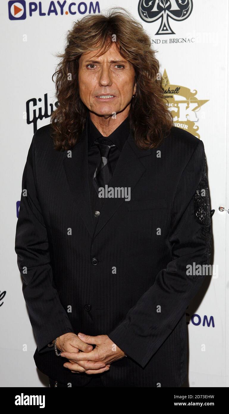 David Coverdale al Classic Rock Roll of Honors Awards al Park Lane Hotel, Londra. Foto Stock